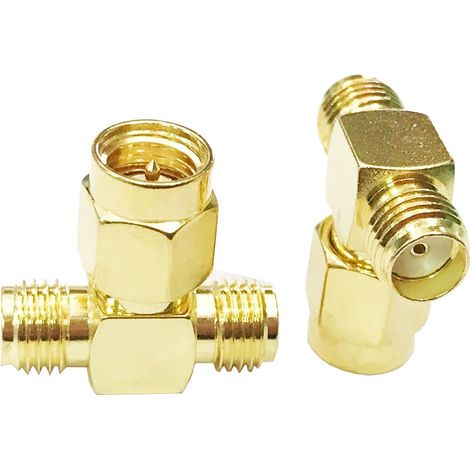 Adaptador en T con conector SMA / Conector SMA / Enchufe SMA