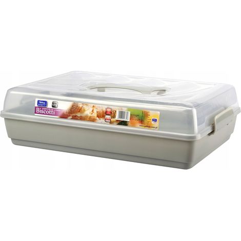 Contenitore per torta Galicia Biscotti, grigio, 1 pz. (1/5)