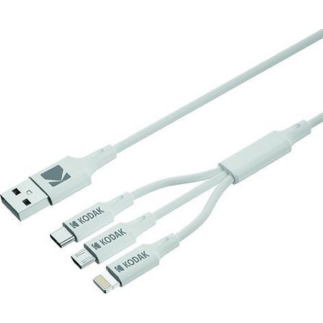 KODAK CABLE (Lightning / USB-C/ MICRO-USB) (1/2)