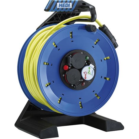 Hedi Kabeltrommel Generation 7 Companion Plus 33m 3G2.5 IP44 mit 3 Steckdosen (1/3)