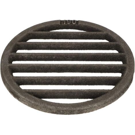 Grille de Cheminée en Fonte Ø 19 cm-NANOTEH (1/4)