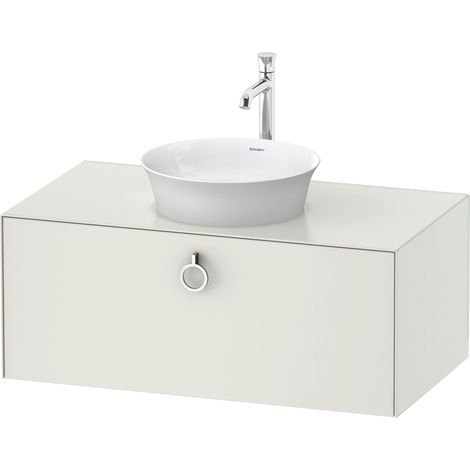 Duravit Tulip blanco, mueble de baño colgado en la pared, anchura