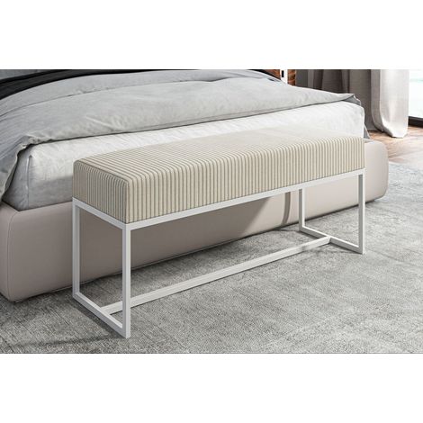 AX LIVING Sitzbank gepolstert Acciarolli 1 80 cm – Beige