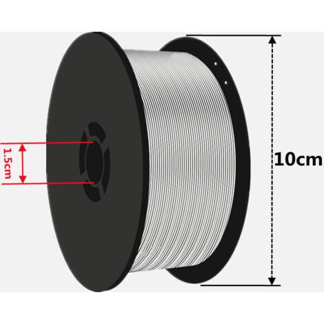 Bobine de fil fourré sans gaz/soudage MIG-MAG Ø : 0,8 mm (1 kg)
