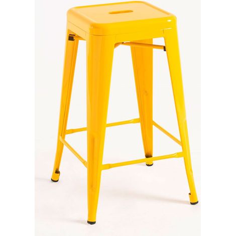 Taburetes Bajos - Taburete Torix Bajo - Amarillo