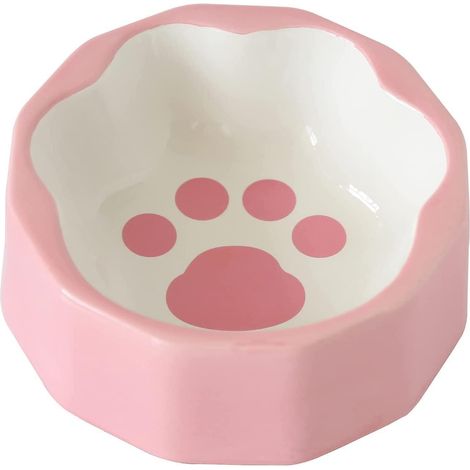 Keramik-Katzennäpfe, kleine Futternäpfe für Wohnungskatzen, Futter- und Wassernäpfe für Katzen/Hunde