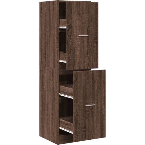 Maison Exclusive - Armadietto da Farmacia Rovere Marrone 40x41x144,5 cm Truciolato