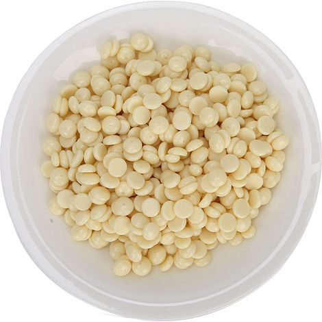 500 g de perles de cire dépilatoire, adaptées au visage, aux jambes, aux aisselles, etc., blanc laiteux. (1/5)