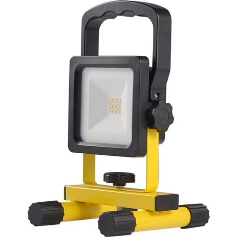 Proyector LED Recargable Portátil 10W 700lm 4000K IP54 USB-C  Luz de Trabajo Compacta