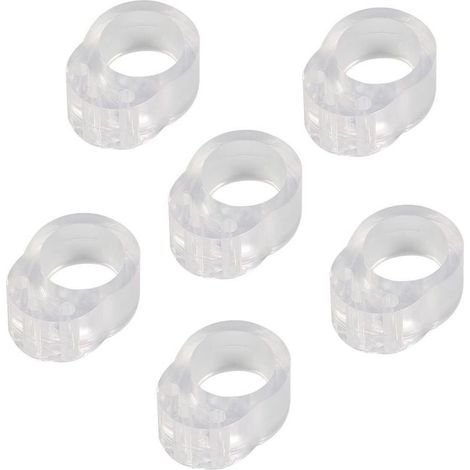 Türstopper aus transparentem PVC – Stoßdämpfende Blöcke für Türen und Wände, zum Schutz von Griffen und Gummiwandverkleidungen (1/4)