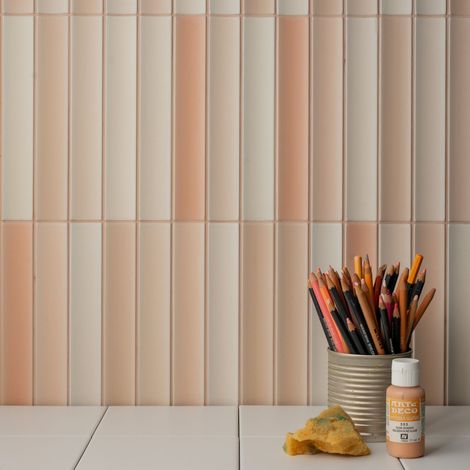 Premium Dekorfliesen Koralle matt 11,5x23 cm – Enjoy Golden Peach (1/2)