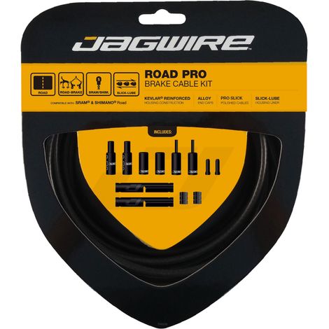 Kit Câble Et Gaine De Frein Route Professionnel - Freinage Précis - Jagwire