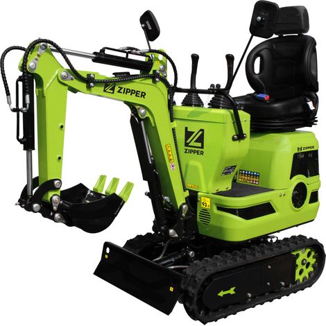 Kompakter Minibagger 6,8 kW Benzin mit Standardlöffel Zipper ZI-MBG600H