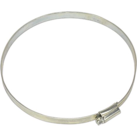 Sealey SHC7 Zinc Plated Hose Clip 140-160mm - Pack of 10