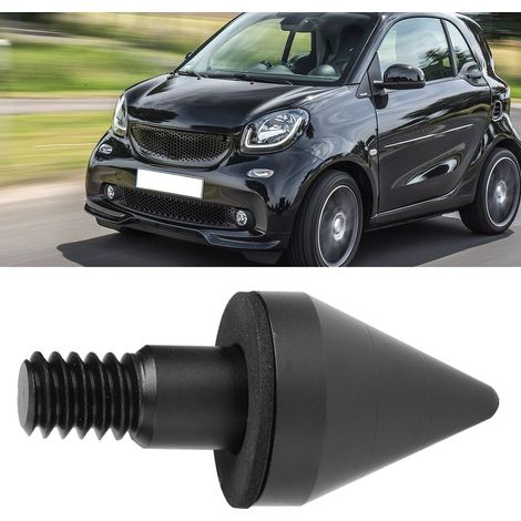Protection anti-collision ronde pour pare-chocs arrière de voiture, compatible avec Mercedes-Benz Smart, noire. (1/5)