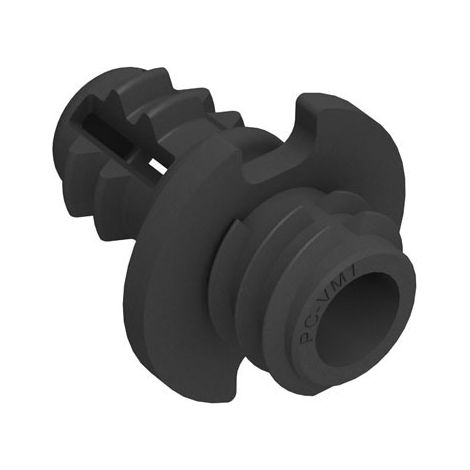 Clip mâle 15kg autotaraudeur pc-vmx - Hauteur : 25 mm - Matériau : Plastique - Fixation : A encastrer - Diamètre perçage : 10 mm - Décor : Noir - Charge : 15 kg - FASTMOUNT