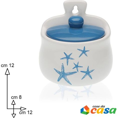 Saliera in ceramica per arredo casa cucina oggetto da collezione (1/4)