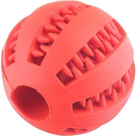 Balle pour chien avec fonction de soins dentaires en caoutchouc naturel  Balle robuste pour chiens de grande(1piece Multicol BALLE
