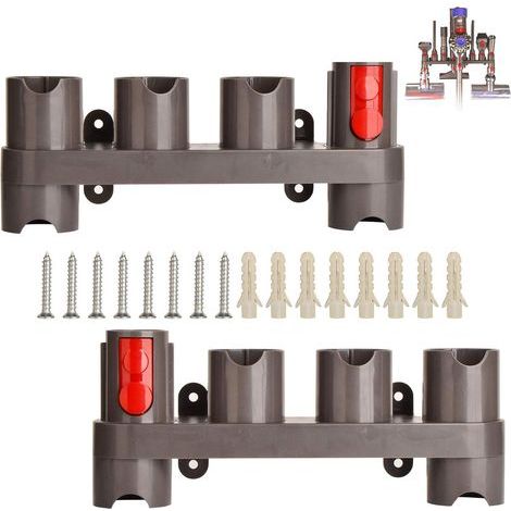 Support mural de rangement d'accessoires, Station d'accueil Support mural compatible avec les accessoires de l'aspirateur V7 V8 V10 V11 SV10 SV11 (1/5)