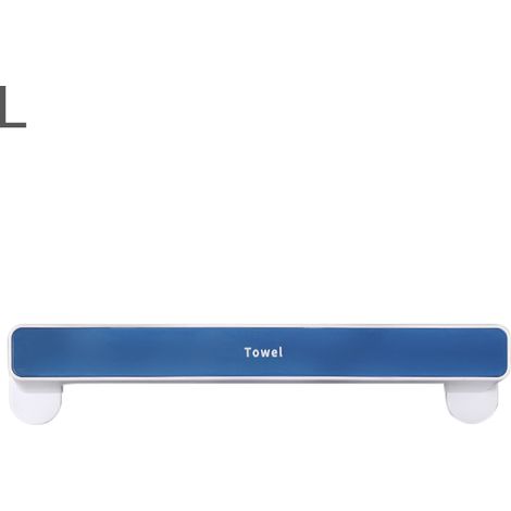 Toallero ManoClassic X1 con ventosa: almacenamiento para el baño que ahorra espacio, diseño elegante y práctico fabricado en PPS/PP (25,7/46,3 cm).