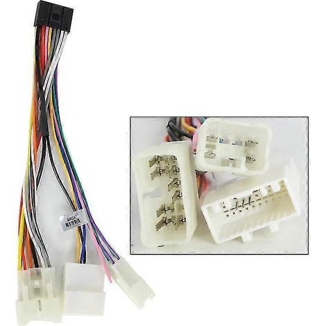 Adaptateur de faisceau de câbles d'alimentation pour autoradio de tableau de bord Toyota RAV4 2005-2013