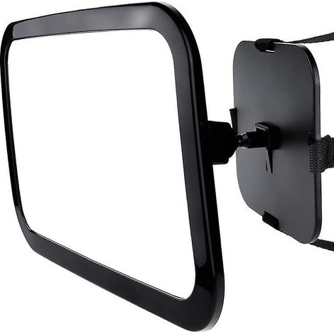 miroir Voiture Bb Retroviseur Voiture Bb Pour Garder Un Oeil Sur Bb, Miroir Auto Bb Grande, Bonne Visibilit, Rotation 360taille, Universel Pour To (1/5)