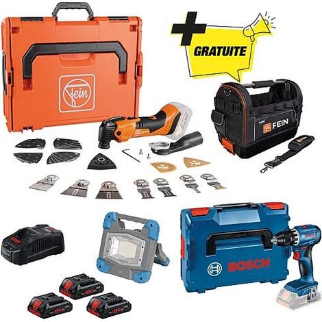 Akku-Maschinen-Set AMPShare 18 V mit gratis Werkzeugtasche (1/5)
