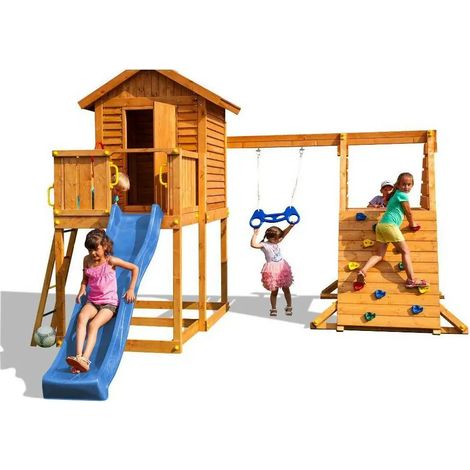 Parco giochi Fungoo My HOUSE Spider color legno