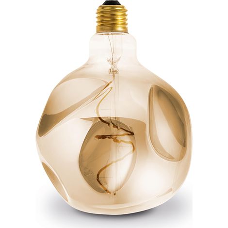 GLOBO IRREGOLARE AMBRA G125 E27 2200K (1/4)