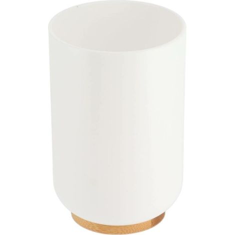 Gobelet ps/bambou - blanc/bambou - Tendance