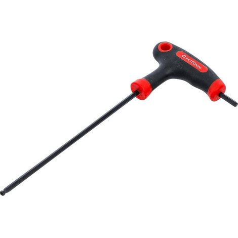 Tournevis Poignée en T Six Pans Intérieurs 4 mm - Ergonomique et Précis, Acier - D-Work (1/5)