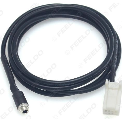 Female adapter compatible with Suzuki SX4/Swift/Jimny/Vitara car audio AUX input cables (3.5 mm jack plug). (1/5)
