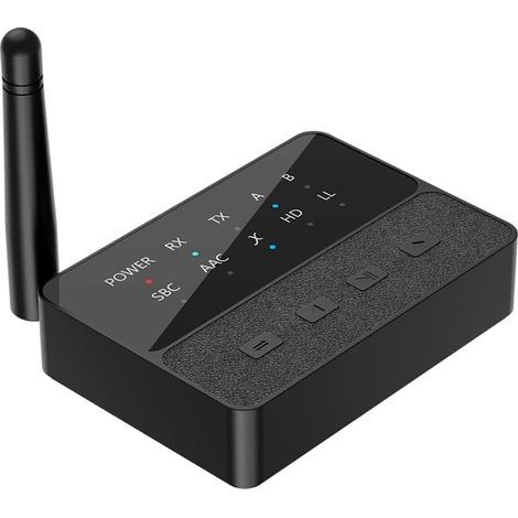 Émetteur-récepteur Bluetooth 5.3 NÖRDIC aptX aptX HD pour 2 casques, AUX/RCA (1/5)