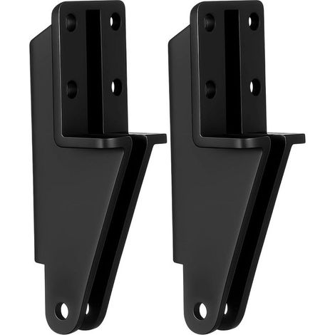 Türschließer-Reparaturhalterung – Türclip-Halterung – Türreparatur – Robuste ABS-Konstruktion – 10,5 cm – Schwarz (1/5)