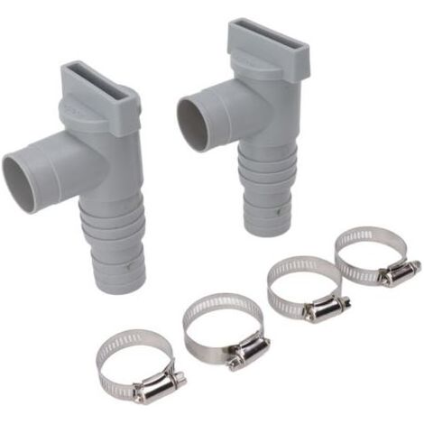 Vanne d'arrêt de piscine en PVC, installation simple, vannes plongeuses de remplacement pour tuyau de 32 mm raccordé à la piscine,de