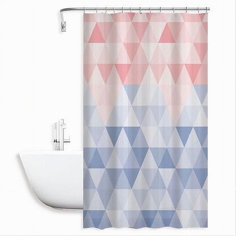 Trade Shop - IMPERMEABLE STEEL 12 JAHRE PEVA 240X200CM TRIANGOLO ROSA BLU 79221 -