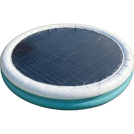 Solar-Poolabdeckung, 488 cm Durchmesser, 200 Mikron Dicke, runde Form, PE-Material, Wärmespeicherung des Wassers (1/5)