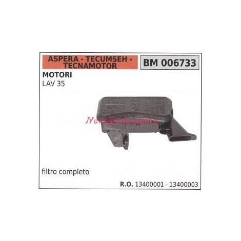Filtro de aire ASPERA motor cortacésped LAV 35 006733