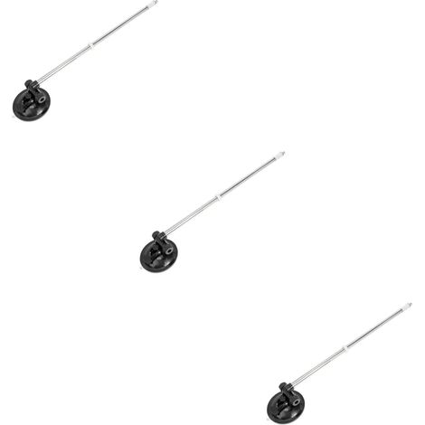 3pièces Pôle Drapeau Multifonctionnel avec Ventouse pour Voiture Support De Drapeau Extérieur Ajustable pour Célébrations Et Événements Compatible Plupart des Véhicules (1/5)