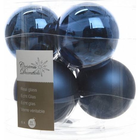 Bolas de cristal Dim. 8 cm 6 Piezas