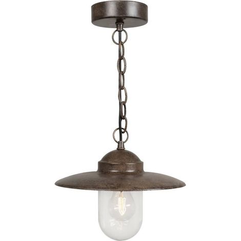 Nordlux Luxembourg Lámpara Colgante de Exterior Óxido 27,5 cm