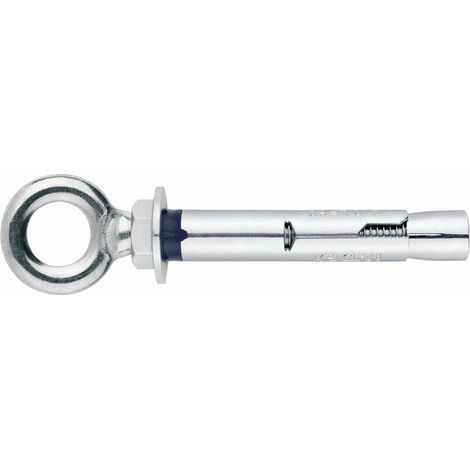 Anclaje antirrotación para cargas medias - Perno forjado - Zincado M10 x 70 Ø12 - Caja de 50 (1/2)