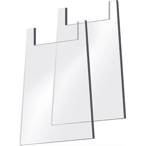 Couch mur Stopper, transparent Acrylic mur Spacer pour carré pieds Within 3, Prevents meuble Movement, lot de 2 pièces (1/5)
