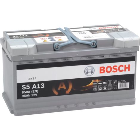 Batería de coche start stop AGM 95Ah 850 A EN Bosch S5A13