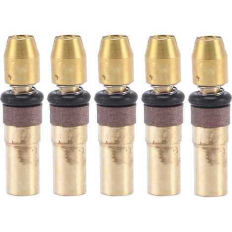 Cinq têtes de piston en cuivre haute pression à trois étages, compatibles avec les accessoires de piston de pompe haute pression de 6 mm et 30 MPa. (1/5)