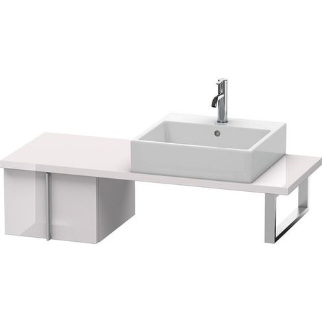 VERO mobile consolle basso 285x400x448mm bianco lilla lucido