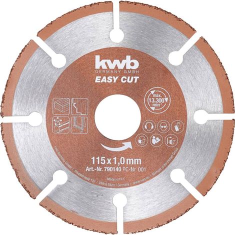 kwb 790140 Disco di taglio dritto 115 mm 1 pz. Legno, Plastica, Rame (1/3)