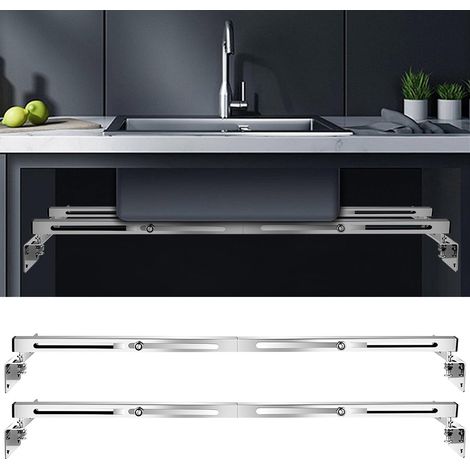 Lot de 2 Supports D'évier Sous Plan (1/5)
