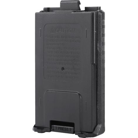 Boîtier de batterie court et portable noir pour BAOFENG UV5r UV5RB/UV5RE/UV5REPLUs UV5R+