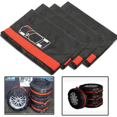 Kit de 4 housses de pneu universelles de rechange pour automobiles Aiperq, adapté aux pneus de 16 à 20 pouces. (1/2)
